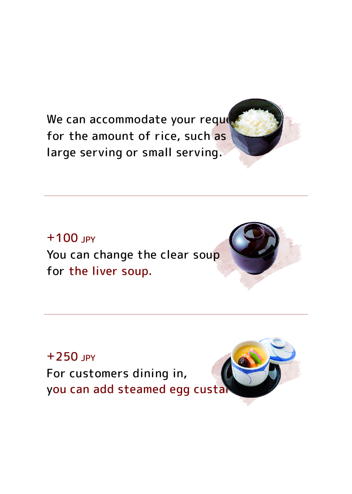 Unakita Yamaga store menu